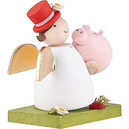 Guardian Angel with Lucky Pig - 3,5 cm / 1.3 inch
