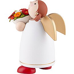 Guardian Angel with Flower Bouquet - 8 cm / 3.1 inch