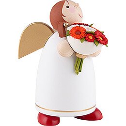 Guardian Angel with Flower Bouquet - 8 cm / 3.1 inch