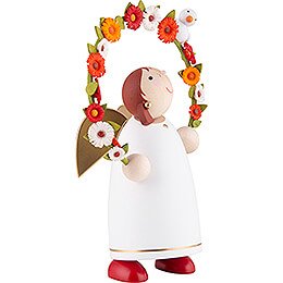 Guardian Angel with Flower Arch - 8 cm / 3.1 inch