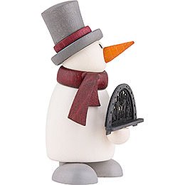 Snowman Fritz with Candle Arch - 9 cm / 3.5 inch