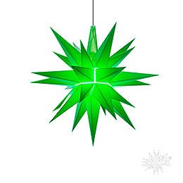 Herrnhuter Moravian Star DIY Kit A1b Green Plastic - 13 cm/5.1 inch