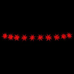 Herrnhuter Moravian Star Chain A1s Red Plastic - 14m/15yard