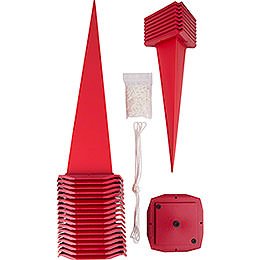 Herrnhuter Moravian Star A13 Red Plastic - 130cm/51 inch