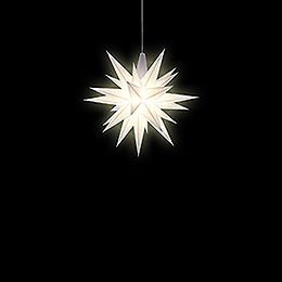 Herrnhuter Moravian Star Miniature Star White Plastic - 8 cm/3.1 inch
