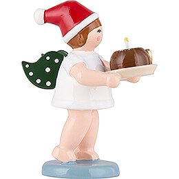 Christmas Angel with Crown and Cake - 6,5 cm / 2.6 inch