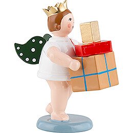 Gift Angel with Crown and Parcels - 6,5 cm / 2.6 inch