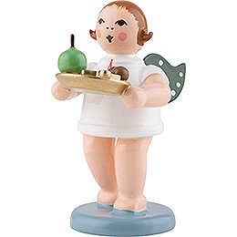 Gift Angel with Christmas Plate - 6,5 cm / 2.6 inch