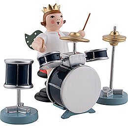 Angel with Crown and Drums - 6,5 cm / 2.6 inch