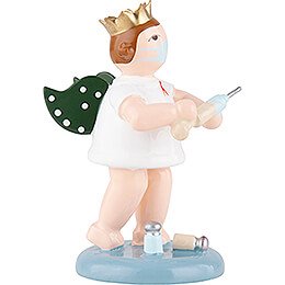 Corona Trilogie - Angel with Crown and Syringe - 6,5 cm / 2.6 inch