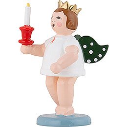 Advent Angel with Crown and Candle - 6,5 cm / 2.6 inch