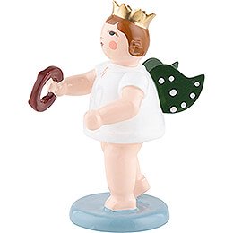 Angel with Crown and Headless Tambourine - 6,5 cm / 2.6 inch