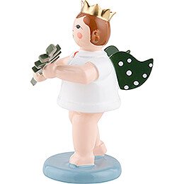 Angel with Crown and Branch of Peace - 6,5 cm / 2.6 inch
