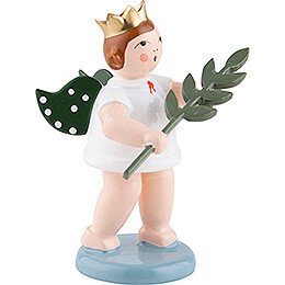 Engel mit Krone und Friedenszweig - 6,5 cm