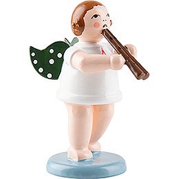 Angel with Double Flute - 6,5 cm / 2.6 inch