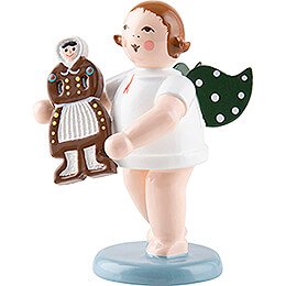 Engel mit Pfefferkuchenfrau - 6,5 cm