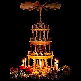 4-stöckige Pyramide Christi Geburt - 58 cm