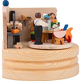 Spieldose Spielzeugmacherwerkstatt - 8,5 cm