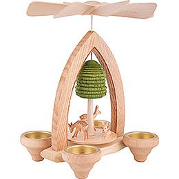 1-Tier Pyramid - Fawns - Natural - 26 cm / 10.2 inch