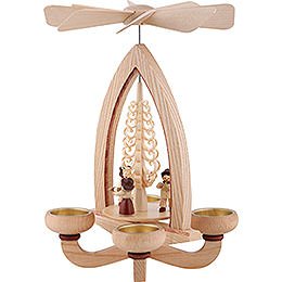 1-Tier Pyramid - Wind Section - Natural - 28 cm / 11 inch