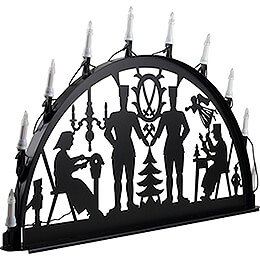 Candle Arch for Outside - Miner - 100x50 cm / 40x20 inch