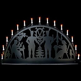 Candle Arch for Outside - Miner - 150x75 cm / 60x30 inch