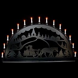 Candle Arch for Outside - Carriage - 200x100 cm / 80x40 inch