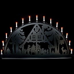 Candle Arch for Outside - Forest Hut - 150x75 cm / 60x30 inch