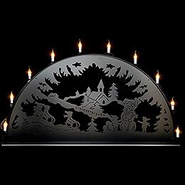 Candle Arch for Outside - Kids Sledging - 300x150 cm / 120x60 inch