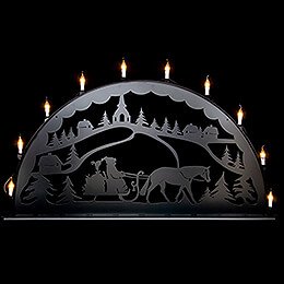 Candle Arch for Outside - Carriage - 300x150 cm / 120x60 inch