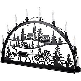 Candle Arch for Outside - Carriage - 100x50 cm / 40x20 inch