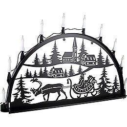 Candle Arch for Outside - Carriage - 100x50 cm / 40x20 inch
