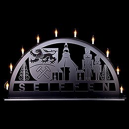 Candle Arch for Outside - Seiffen - 300x150 cm / 118.1x59.1 inch