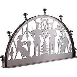 Candle Arch for Inside - Stainless Steel - Miner - 60x35 cm / 23.6x13.8 inch