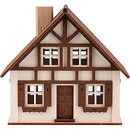 Lighted House - Ore Mountain House - 12 cm / 4.7 inch