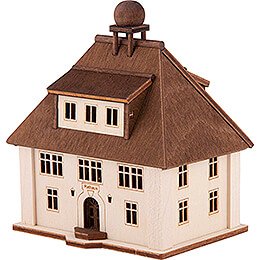 Lighted House - Town Hall - 9,5 cm / 3.7 inch
