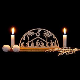 Candle Arch - Nativity - 29x8 cm / 11.4x3.1 inch