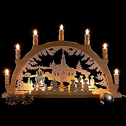Candle Arch - Seiffen Church - 57x38 cm / 22.4x15 inch