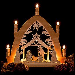 Candle Arch - Nativity - 41x42 cm / 16.1x16.5 inch