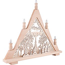 Light Triangle - Seiffen Church - 60x48 cm / 23.6x18.9 inch