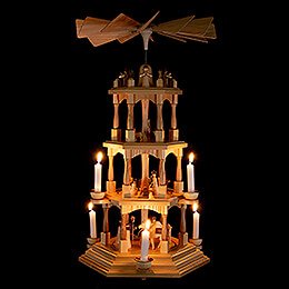 4-stöckige Pyramide Christi Geburt - 52 cm