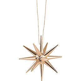 Tree Ornament - Christmas Star Gold - 7 cm / 2.8 inch