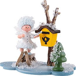 Snowflake with Mailbox - 10 cm / 3.9 inch