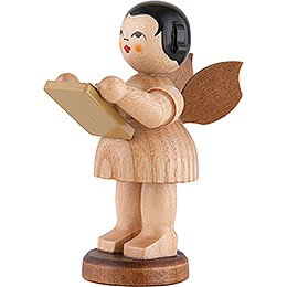 Angel with Kalimba - Natural Colors - 9,5 cm / 3.7 inch
