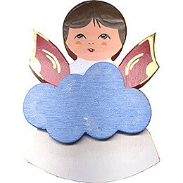 Fridge Magnets - 3 pcs. - Angels with Heart, Star, Cloud - Red Wings - 7,5 cm / 3 inch