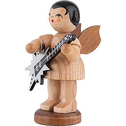 Angel with Star Guitar - natur - 9,5 cm / 3.7 inch