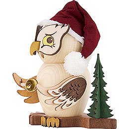 Smoker - Owl Santa Claus - 15 cm / 5.9 inch
