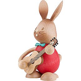 Snubby Bunny with Guitar - 12 cm / 4.7 inch