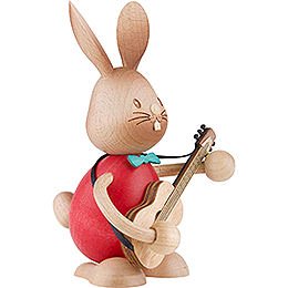 Snubby Bunny with Guitar - 12 cm / 4.7 inch