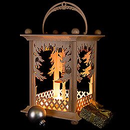 Pyramid Lantern - Forest - without Figurines - 38 cm / 15 inch
